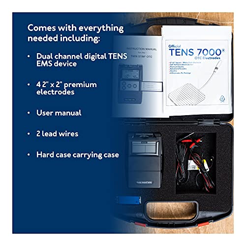 TENS Unit and EMS Muscle Stimulator