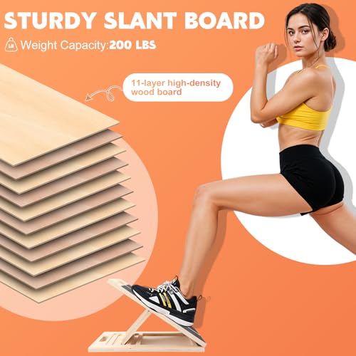 Portable Slant Board for Calf Stretching
