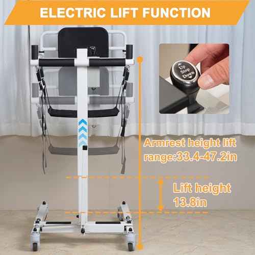 Electric Patient Lift Transfer Chair Lifts for Elderly Patients Transfer Lift Chair Electric Chair Lift Assist Devices for Seniors