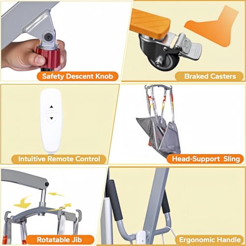 Electric Patient Lift with Sling
