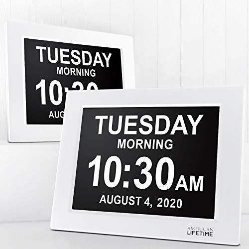 Day Clock Large Digital Display with Date and Day of The Week