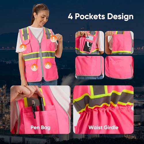 Hi Vis Safety Vest for Women