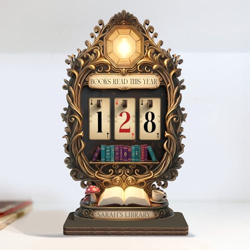 Personalized Books Read This Year Counter