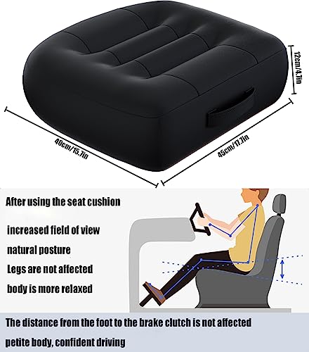 with Carry Handle Comfortable Cushion for Home Office Chair Pad Car Seat Cushion Effectively Increase The Field of View by 12cm