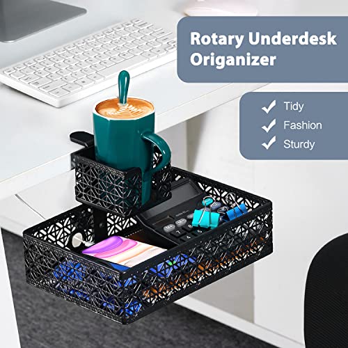 Under Desk Drawer Organizer Clip