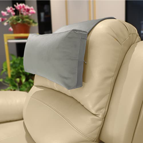 Neck Pillow for Recliner Head Pillow Adjustable Plush Pillow Neck Roll Non Slip Fleece Couch Neck Head Support Pillow for Travel Home Recliner Sofa Armchair