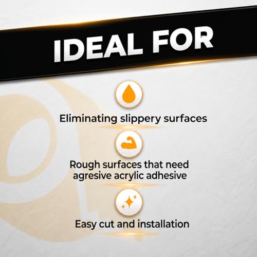 WOD ASTC32 Strong Grip Anti Slip Tape Safety Track 60 Grit