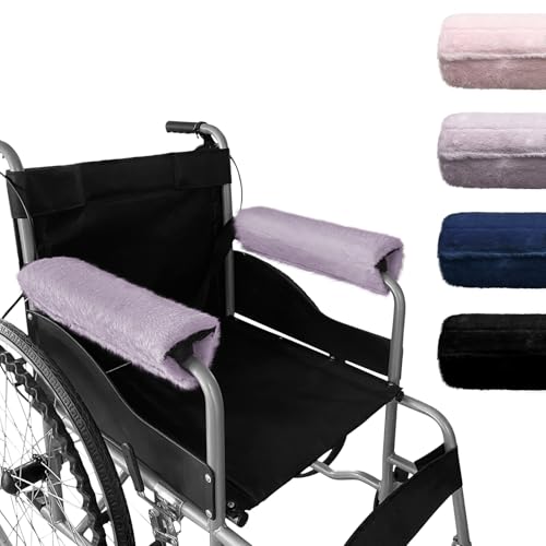 Wheelchair Armrest Pads Covers Fuzzy Desk Chair Arm Pads Soft