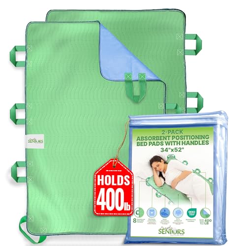 Reusable Positioning Bed Pad with 8 Handles