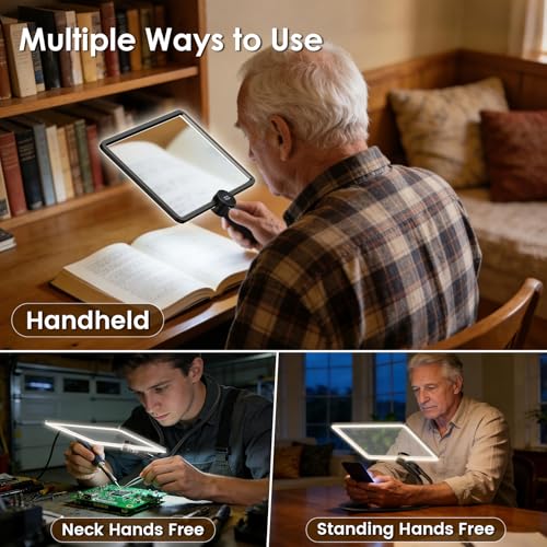 Magnifying Glass with Light for Reading