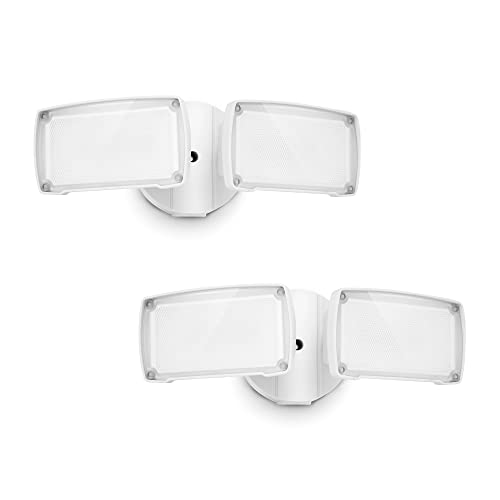 2 Pack 19W Dusk to Dawn LED Security Light Outdoor
