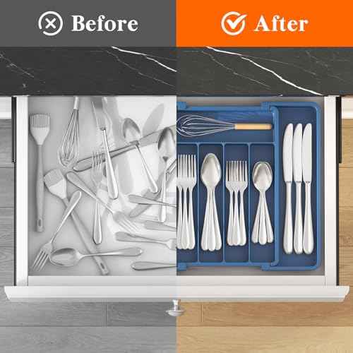 Expandable Silverware Drawer Organizer