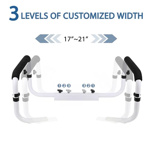 Toilet Safety Rail for Seniors Supports 350lbs