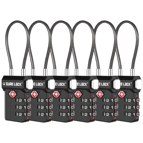 3 Digit TSA Approved Luggage Locks