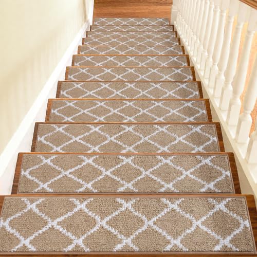 Non Slip Stair Treads for Wooden Steps Indoor