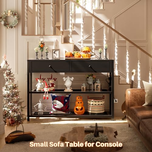 Ecopriso Entryway Table with Outlets and USB Ports