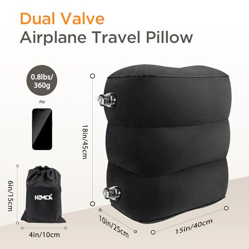 Inflatable Travel Foot Rest Pillow