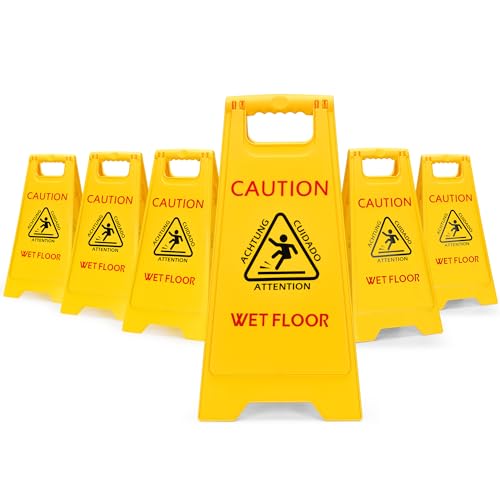 MATTHEW CLEANING Industrial Wet Floor Sign 3 Pack 2