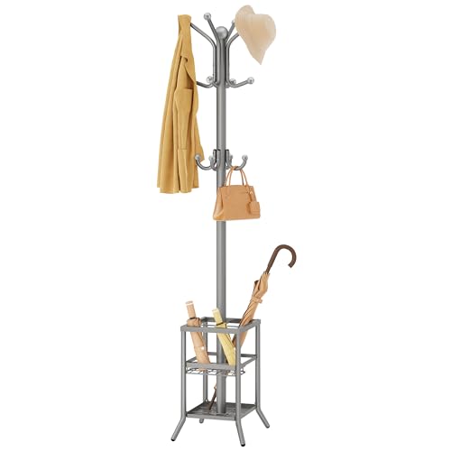 Coat Rack Stand with Umbrella Holder