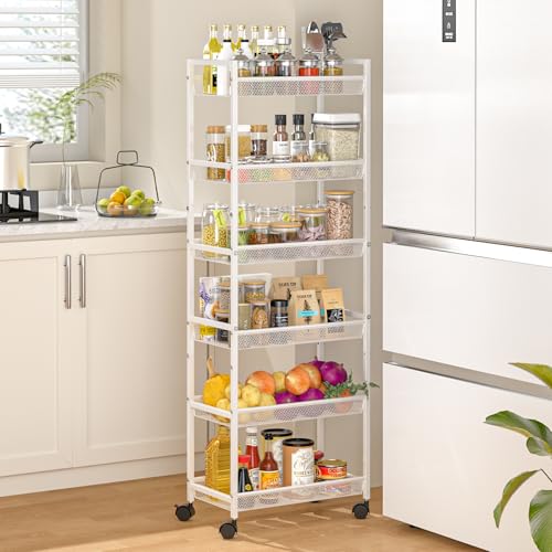 6 Tier Slim Storage Cart