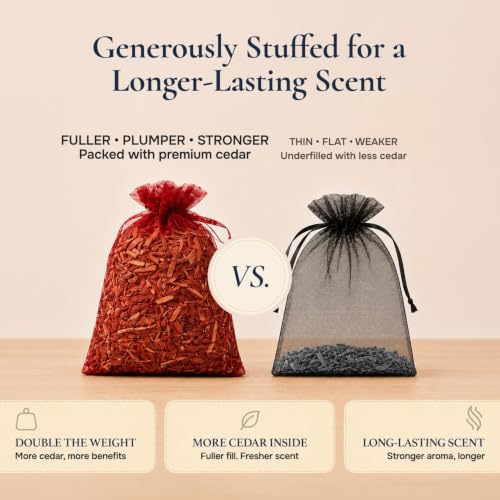 Cedar Sachets & Lavender Sachets for Drawers and Closets
