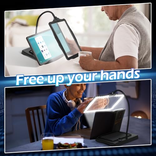 Magnifying Glass with Light and Stand