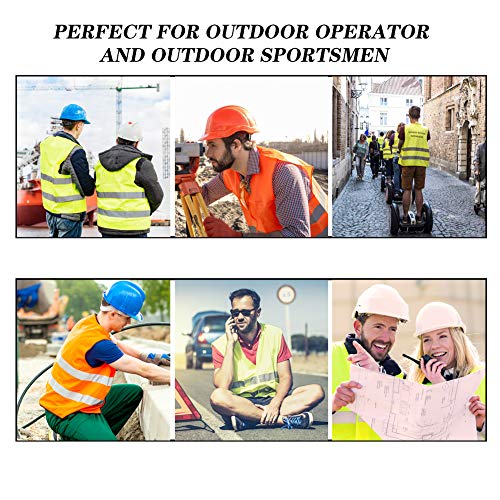 10 Pack Mount Marter Safety Reflective Vest for Outdoor Operator