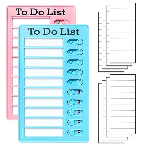 2 Pieces Chore Chart for Adults to do List My Chores Checklist Task Board Sliding Routine Chart for Kids Rv Reminder