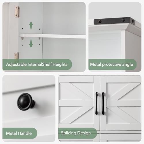 Farmhouse Bathroom Wall Medicine Cabinet
