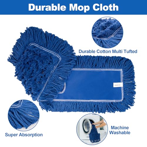 24 Inch Washable Dust Mop Heads