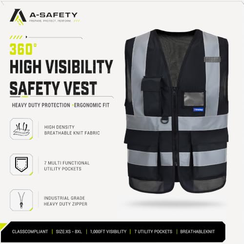 21 colors High Visibility Reflective Work Safety Vest XS