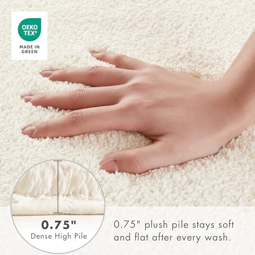 Signature Marshmallow Bathroom Rug Non Slip