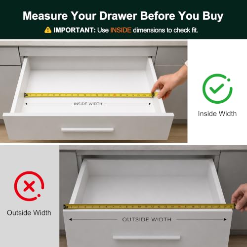 Expandable Bamboo Kitchen Drawer Organizer