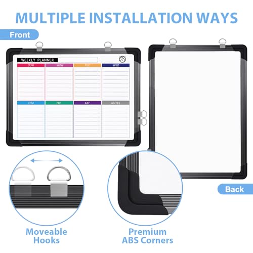 Small Dry Erase Board for Wall with Calendar