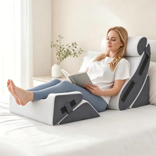 5pcs Bed Wedge Pillow Set