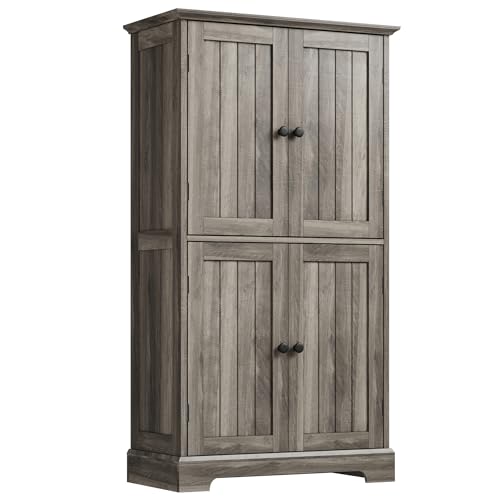 Bathroom Floor Storage Cabinet with Doors