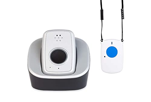 On-The-Go Mobile Medical Alert System for Seniors - GPS Capabilities, Included Waterproof Wearable Panic Button, 24/7 U.S. Based Monitoring