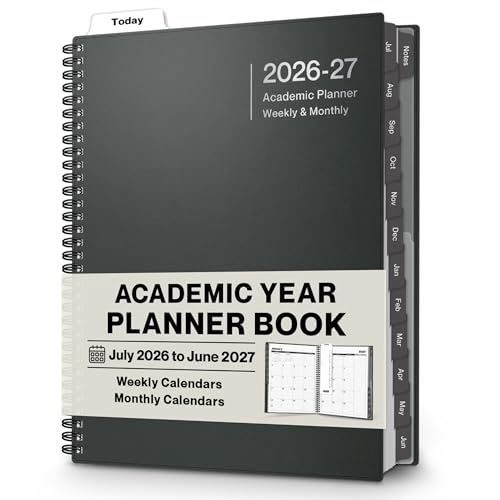 Planner Book Large 8.5x11 Weekly Monthly Daily Agenda