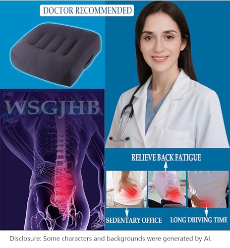Car Booster Seat Cushion Posture Cushion Portable Breathable Mesh