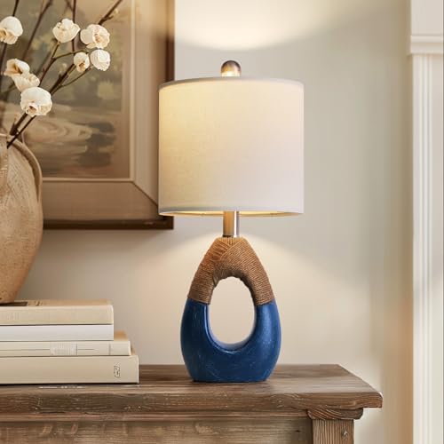 Boho Table Lamps Bedroom Living Room Set 2 Sleeping and Reading