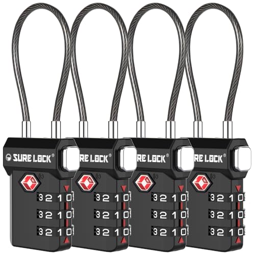 3 Digit TSA Approved Luggage Locks