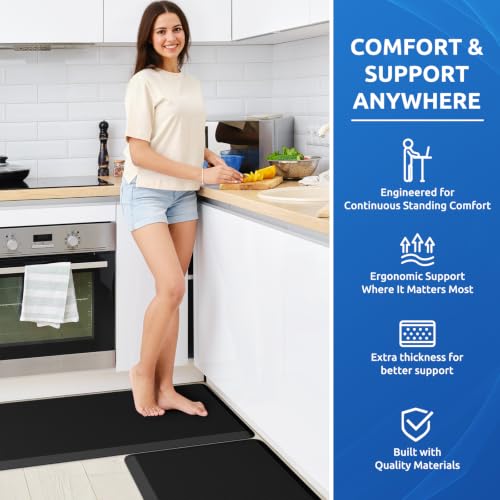 2PCS Kitchen Rugs
