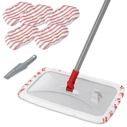 Flat Mop with Stainless Steel Handle