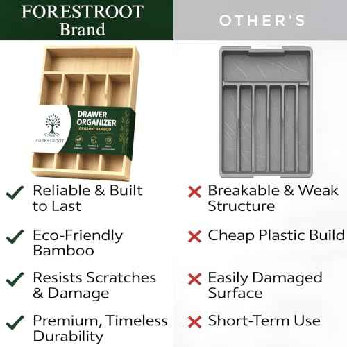 Bamboo Drawer Organizer