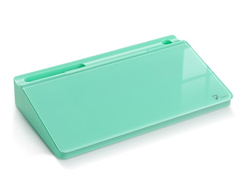 Glass Desk Whiteboard with Storage