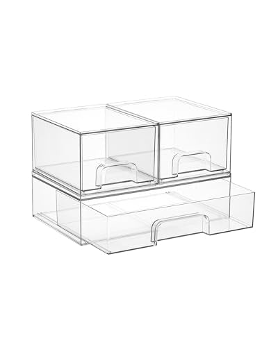 Stackable Storage Drawers Set