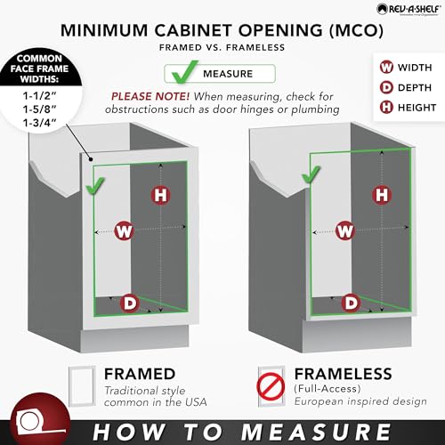Chrome Two Tier Wire Bottom Optimizer for Blind Corner Cabinet Openings