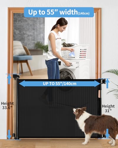 Retractable Baby Gate for Stairs