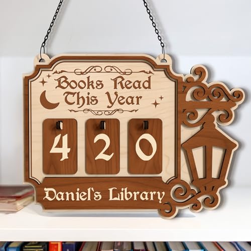 Personalized Books Read This Year Counter