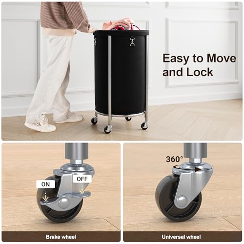 Laundry Basket with Wheels